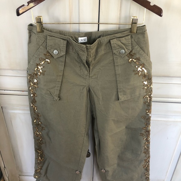 Cache .. beaded cargo pants - Picture 12 of 16